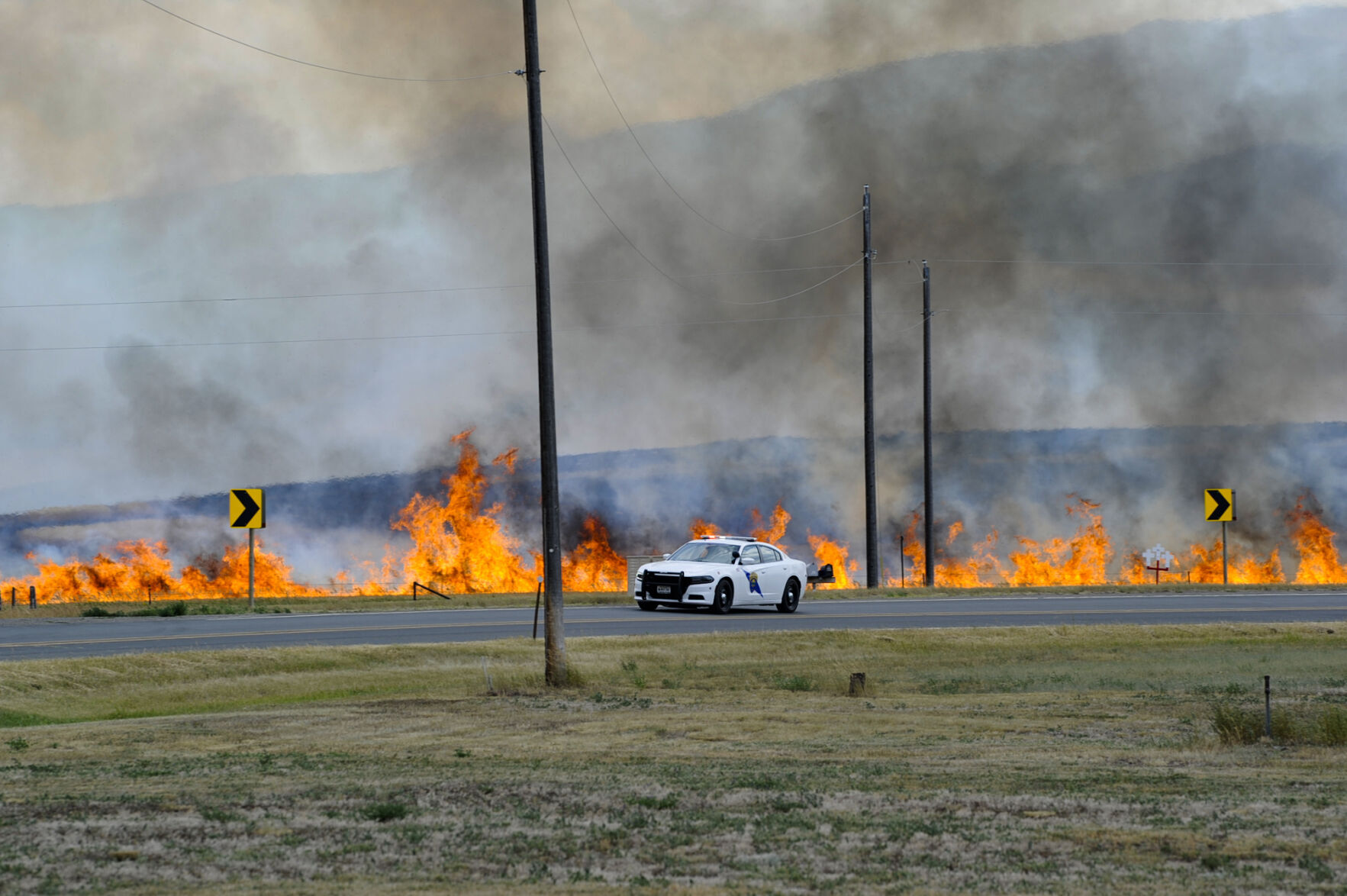 Wildland Fire east of Helena